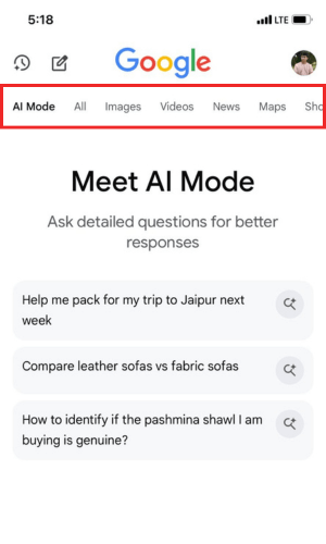 What Is Google AI Mode? How To Enable On Mobile & Desktop? 8 Access AI Mode in search
