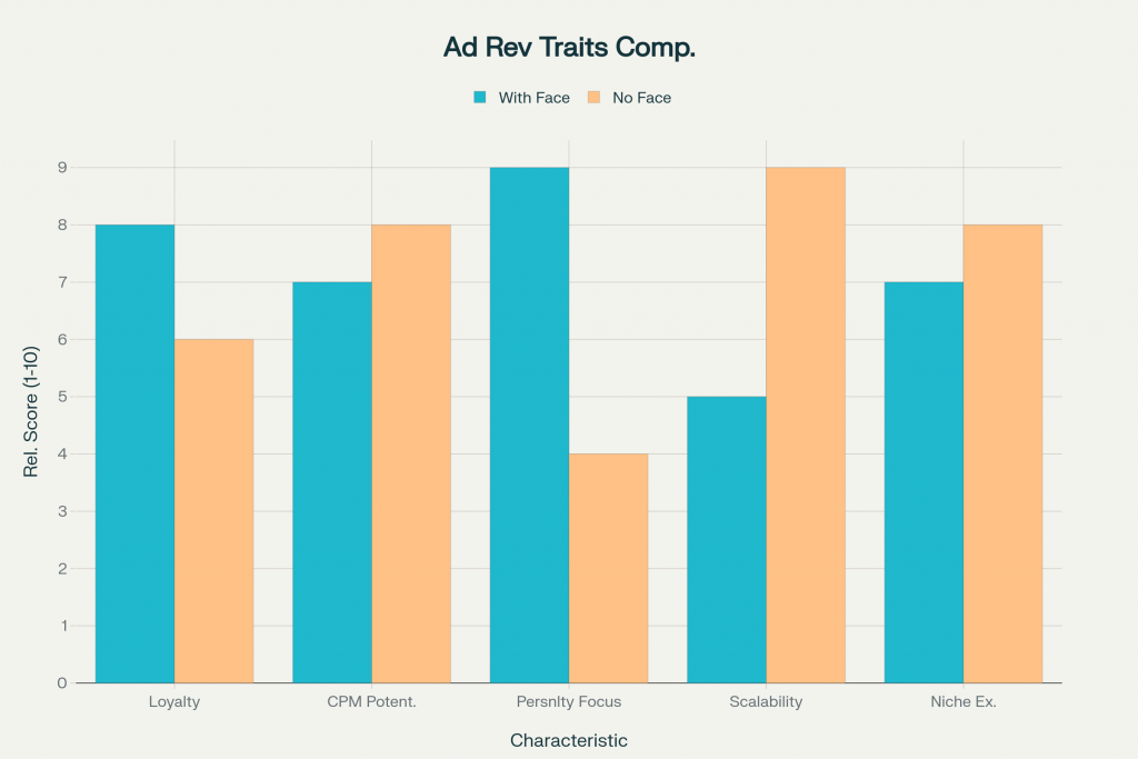 How To Monetize YouTube Channel Without Showing Your Face? (2025 Guide) 7 Ad Revenues Comparison Videos With Face vs Without Face