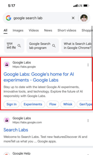 What Is Google AI Mode? How To Enable On Mobile & Desktop? 5 Search for labs.google