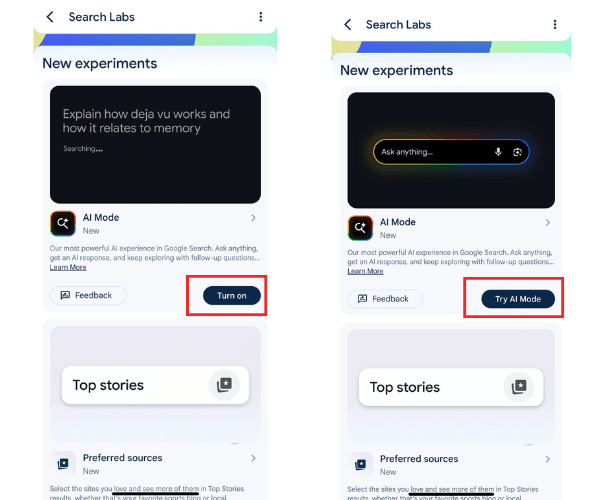 What Is Google AI Mode? How To Enable On Mobile & Desktop? 7 enable ai mode by turning on